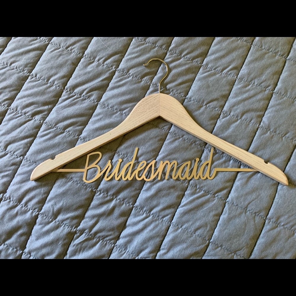 Bridesmaid Wooden Hanger